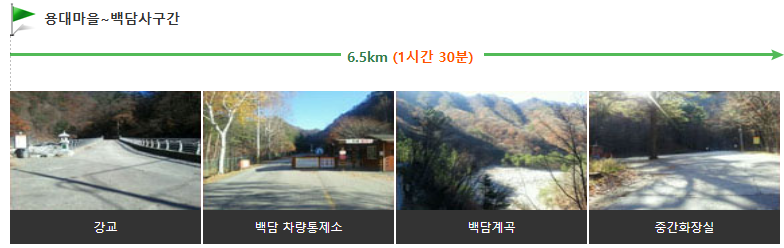 ▣ 용대마을 ~ 백담사 구간